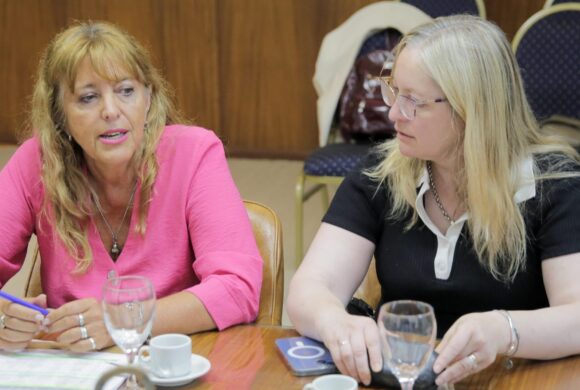 Casado y Giménez se reunieron con empresarios del sector productivo y exportador del Sur mendocino